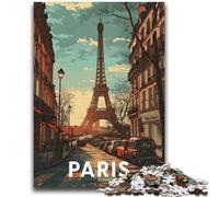 Puzzle della Torre Eiffel di Parigi da 1000 pezzi per adulti, dai 14 anni in su, rompicapo per famiglie, regali di compleanno per Natale, 1000 pezzi (26x38cm)