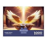 Puzzle della Volpe a Nove Code per adulti e bambini, 1000 pezzi, sfida impossibile, gioco educativo, decorazione per la casa, età dai 14 anni in su, 75x50 cm/1000 pezzi