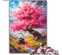 Puzzle dell'Albero della Vita per adolescenti, 2000 pezzi, attività per famiglie con poster abbinato e foglio di quiz per età 14+ (70x100cm)