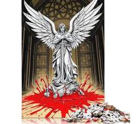 Puzzle dell'Angelo della Morte, Giochi Educativi, Attività per la Famiglia, Puzzle di Cartone Premium per Donne e Uomini, Regalo di Natale 1000 pezzi (26x38 cm)