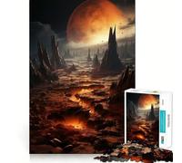 Puzzle dell'Apocalisse per ragazzi, 1000 pezzi, stimola la memoria, divertente e rilassante, con bordi precisi, regalo artistico 50x75cm