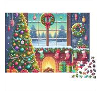 Puzzle dell'Aurora Boreale per adulti e bambini. 1000 pezzi. Ottimo regalo, gioco di sfida, gioco educativo, decorazione per la casa per adulti e bambini dai 14 anni in su. 75x50 cm/1000 pezzi
