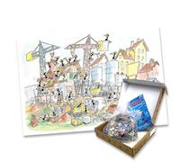 PUZZLE DELLE FORMICHE fabio vettori CANTIERE made in italy 540 PEZZI eco friendl