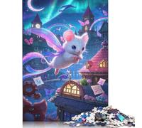 Puzzle dello scoiattolo volante, giochi creativi, puzzle in cartone riciclato al 100% per adulti, regali di Natale, 1000 pezzi (75x50 cm)