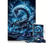 Puzzle dello Zodiaco Scorpione da 1000 pezzi per adolescenti, gioco per allenare la mente, momento di relax, attività artistica, regalo stagionale (38x52cm)
