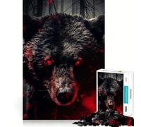 Puzzle dell'Orso Arrabbiato da 1000 pezzi,divertente per sviluppare la memoria,con bordi lisci e incastri perfetti,un modo divertente per riempire le ore vuote (50x75cm)
