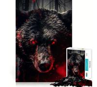 Puzzle dell'Orso Arrabbiato per Ragazzi,1000 Pezzi,Gioco di Memoria Divertente,Superficie Liscia e Senza Sbavature,Regalo di Compleanno,Rompicapo Giocattolo (38x26cm)