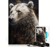 Puzzle dell'orso polare Winsome per adolescenti, 1000 pezzi, gioco per allenare la mente, design rilassante, assemblaggio, sorpresa di Natale (38x26cm)