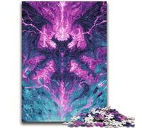 Puzzle Demone per adulti, puzzle da 1000 pezzi, arte interessante, riduzione dello stress, lista dei desideri con Babbo Natale per età 14 anni, 50x75cm