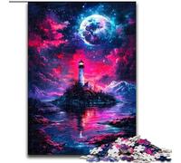 Puzzle Dengta Under The Blood Moon per adulti, 1000 pezzi, giochi divertenti, ogni pezzo è unico - gioco divertente e stimolante per tutta la famiglia (50x75cm)