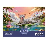Puzzle Devon Rex 1000 Pezzi Per Adulti, Allena La Concentrazione E La Pazienza Puzzles Con Tropical Paradise, Idea Regalo 70x50cm/1000pcs
