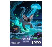 Puzzle Devon Rex Cat Composto Da 1000 Pezzi, Puzzle Fantasy Creatures Adulti, Gioco Diabilità Impossibile Giochi Rilassamento E Intelligenza Arredamento Domestico 38x26cm/1000pcs