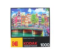Puzzle Di 1000 Pezzi Con Edifici Colorati Sul Canale Di Amsterdam