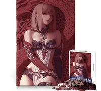 Puzzle di 1000 pezzi con ragazza anime e drago, per lo sviluppo delle capacità cognitive, un passatempo rilassante, con chiusura a scatto, un regalo di Natale unico (50x75cm)