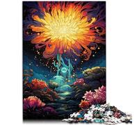 Puzzle di 1000 pezzi per adulti fiore divino giochi divertenti Aiuta il cervello a esercitare giocattoli coinvolgenti per coltivare la pazienza 26x38cm