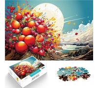 Puzzle di 1000 pezzi per adulti giocattoli educativi di apprendimento della pittura di frutta colorata 26x38cm da regalare in regalo a tutta la famiglia