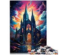 Puzzle di 1000 pezzi per adulti, il gioco di puzzle della cattedrale di Santiago è ideale come regalo per tutta la famiglia per adolescenti di 14 anni e oltre 50 x 70 cm