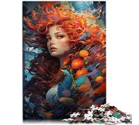 Puzzle di 1000 pezzi per adulti pittura dea fantasia cartone animato puzzle migliora la memoria per adolescenti dai 14 anni e oltre 26x38cm
