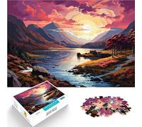 Puzzle di 1000 pezzi per adulti puzzle arte paesaggio gioco quiz attività divertenti a casa regalo di compleanno regali di viaggio 50x70cm