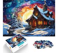 Puzzle di 2000 pezzi Adulti Paesaggio colorato di igloo Giocattoli educativi di apprendimento Regali di Babbo Natale Segreto 27,56 "x 39,37 "Adolescenti da 14 Anni e Più