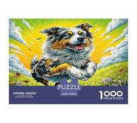 Puzzle Di Abilità 1000 Pezzi Sul Cane che corre sotto - Sfida Intellettuale Ed Ecologica Per Appassionati Di Tutte Le Età 70x50cm/1000pcs