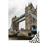 Puzzle Di Abilità 1000 Pezzi Sul Ponte di Londra - Sfida Intellettuale Ed Ecologica Per Appassionati Di Tutte Le Età 38x26cm/1000pcs