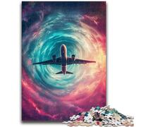 Puzzle di aerei colorati per adulti e adolescenti, 1000 pezzi, gioco per famiglie, antistress, sfida difficile, ottimi regali e giocattoli (50x75cm)