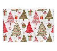 Puzzle di alberi di Natale 500 pezzi per adulti pittura artistica personalizzata divertente famiglia elefante bianco regali per feste 50,5 x 37,9 cm