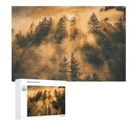 Puzzle di alberi di pino caldo 1000 pezzi puzzle in legno personalizzato foto puzzle per adulti amici immagine puzzle regali per matrimonio, compleanno, San Valentino, decorazione della casa