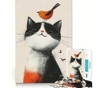 Puzzle di amicizia tra animali per ragazzi,1000 pezzi,gioco che migliora le capacità cognitive,pezzi di dimensioni uniformi e precisi,attività divertente per tutta la famiglia (38x26cm)