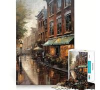 Puzzle di Amsterdam,Paesi Bassi,1000 pezzi,divertente gioco mentale,design a incastro perfetto, riunioni di famiglia (50x75cm)