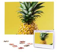 Puzzle di ananas giallo dalle foto 1000 pezzi puzzle in legno personalizzati puzzle impegnativi per adulti Puzzle con immagini personalizzate regali per famiglia matrimonio amico