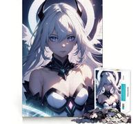 Puzzle di angeli da 1000 pezzi,gioco di concentrazione mentale,design a incastro preciso,sfida interattiva per il cervello per la casa (50x75cm)