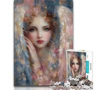 Puzzle di angeli per adolescenti, 1000 pezzi, modelli da assemblare, attività divertenti da fare a casa, regalo di compleanno, regali da viaggio (75x50cm)