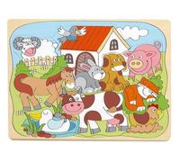 Puzzle di animali in legno per i più piccoli