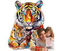 Puzzle di animali,Puzzle di animali - Puzzle Giocattoli di apprendimento Blocchi di costruzione a forma di animale | Giocattolo da gioco da tavolo di animali morbidi e regalo di puzzle di Natale