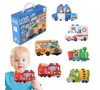 Puzzle di animali, puzzle di trasporto per bambini - Game per traffico di traffico/dinosauri per bambini | Travel Toys Attività educativa per l'impegno e lo sviluppo