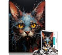 Puzzle di animali volpi da 1000 pezzi per adolescenti, regali, giochi educativi, decorazioni per la casa, ideali come regalo per tutta la famiglia (38x26cm)