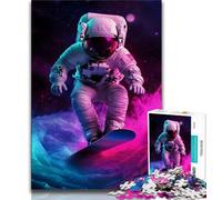 Puzzle di astronauti che navigano nello spazio per adolescenti, 1000 puzzle, sfida difficile antistress, adatti per la decorazione della scrivania (75x50cm)