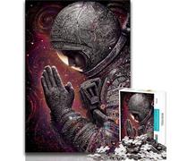 Puzzle di astronauti che pregano per adolescenti, puzzle da 1000 pezzi, giocattolo educativo ideale come regalo per tutta la famiglia, 50x75cm