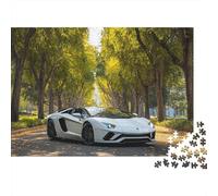 Puzzle di auto sportiva attraente adatto ad adulti e bambini, gioco creativo estremamente difficile da completare, 500 pezzi (52x38 cm)