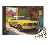 Puzzle di auto sportiva attraente. Un gioco altamente creativo con un alto livello di difficoltà, adatto ad adolescenti e adulti. 1000 pezzi (75x50 cm).