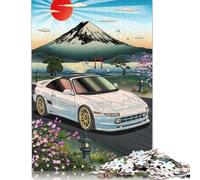 Puzzle di auto sportive artistiche, giocattoli di decompressione, puzzle rettangolare di carta per bambini e adulti dai 12 anni in su, regali 1000 pezzi (75x50 cm)