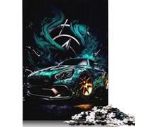 Puzzle di auto sportive artistiche, rompicapo in legno rettangolare per adulti e adolescenti, regali di Natale 1500 pezzi (85x57 cm)