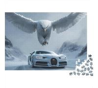 Puzzle di auto supercar adatto ad adulti e bambini, gioco creativo estremamente difficile da completare, 300 pezzi (40x28 cm)