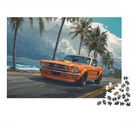 Puzzle di auto supercar, gioco educativo molto interessante, dalla forma unica e pieno di sorprese, 1000 pezzi (75x50 cm)