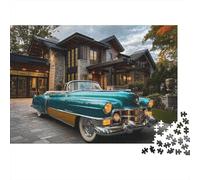 Puzzle di auto supercar. Un gioco altamente creativo con un alto livello di difficoltà, adatto ad adolescenti e adulti. 1000 pezzi (75x50 cm).