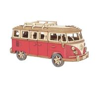 Puzzle di autobus in legno - giocattolo di apprendimento, puzzle educativo per i più piccoli | Puzzle e forme di riconoscimento del colore, gioco di attività per autobus prescolare, giocatt