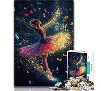 Puzzle di ballerine di danza classica per adulti 1000 pezzi, ogni pezzo è unico, un gioco stimolante e divertente per tutta la famiglia (75x50cm)