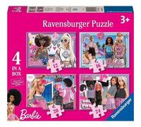 Puzzle di Barbie 4 in una scatola - Nouvo